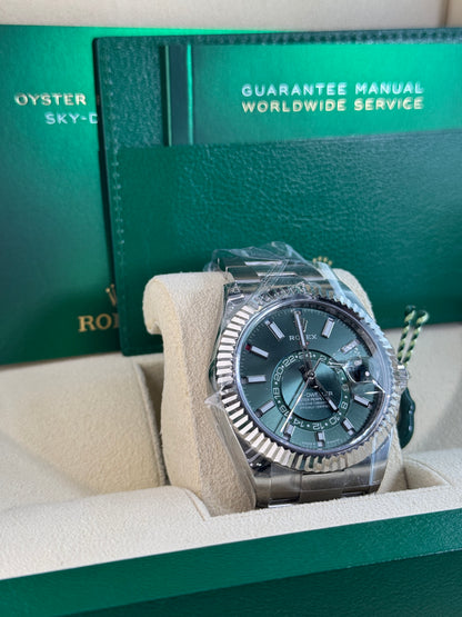 2025 Rolex Sky-Dweller Green Oyster