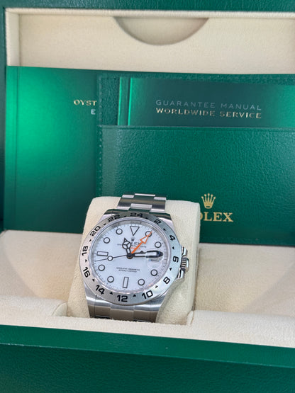 2025 Rolex Explorer II White Polar Dial