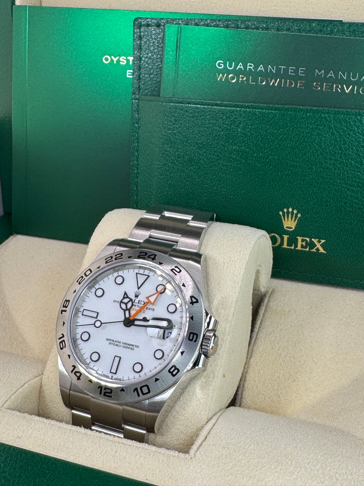 2025 Rolex Explorer II White Polar Dial