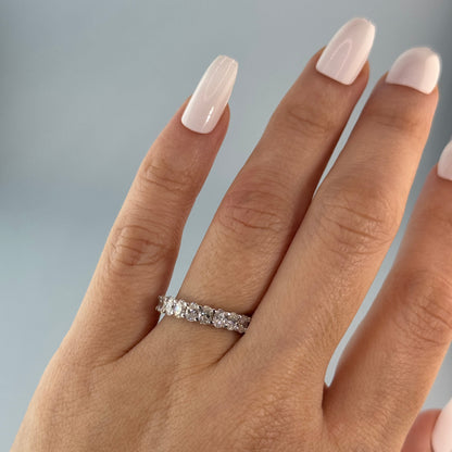 18KT Gold Oval Eternity Ring
