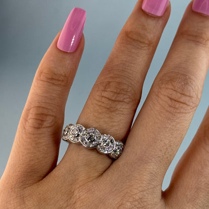 18KT Gold Diamond Band