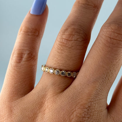 14KT Gold Diamond Band