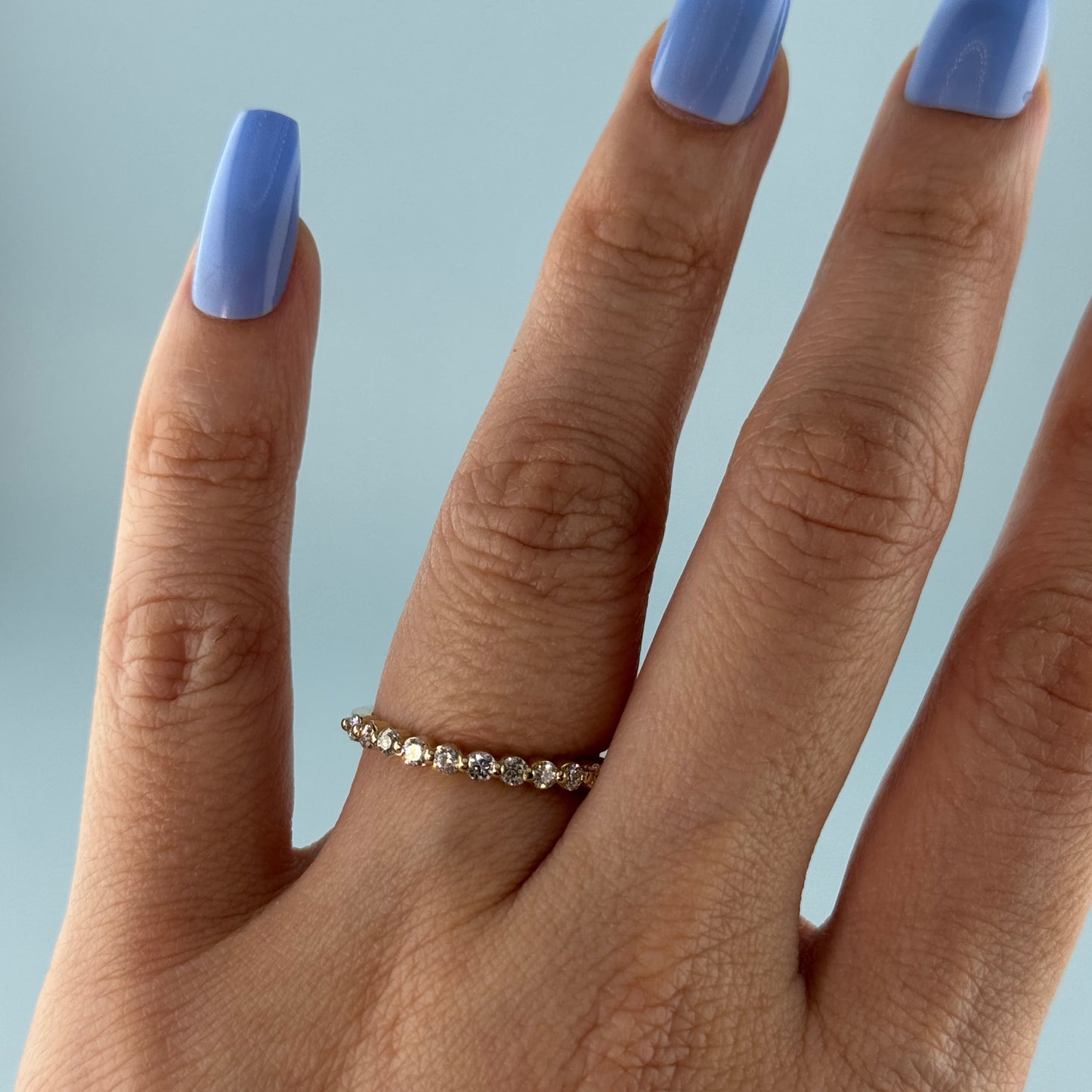 14KT Gold Diamond Band