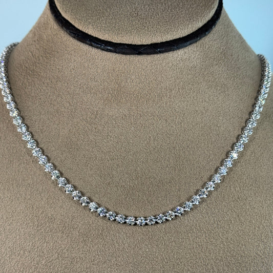14KT Gold Diamond Tennis Necklace
