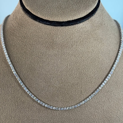 14KT Gold Diamond Tennis Necklace