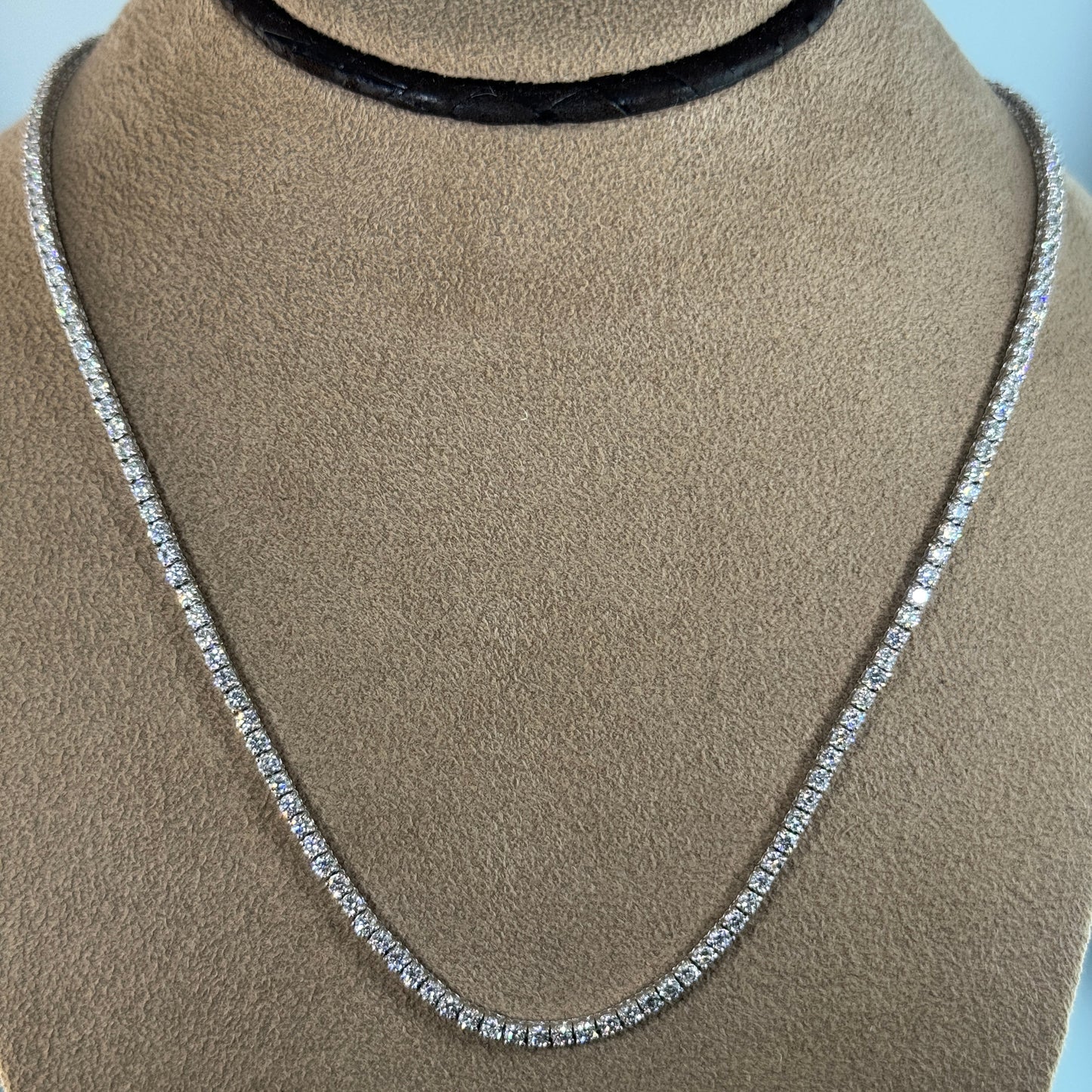 14KT Gold Diamond Tennis Necklace