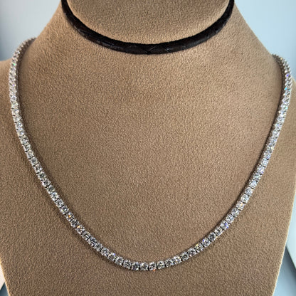 14KT Gold Diamond Tennis Necklace