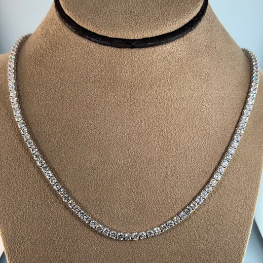 14KT Gold Diamond Tennis Necklace