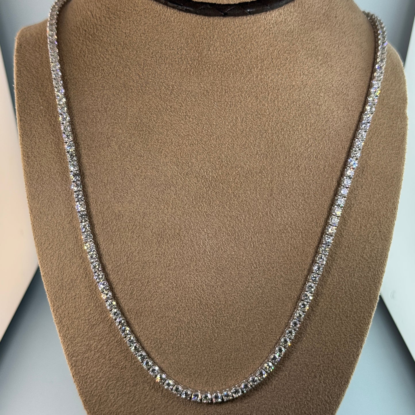 14KT Gold Diamond Tennis Necklace