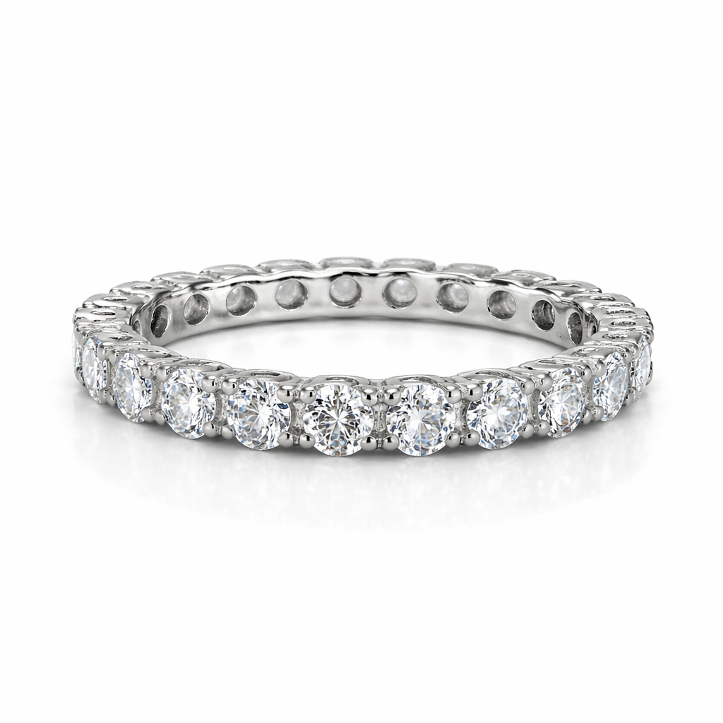 14KT Gold Lab Diamond Eternity Band