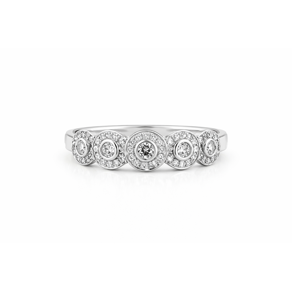 14KT Gold Diamond Band