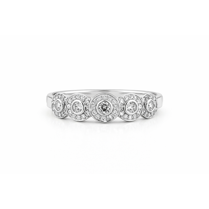 14KT Gold Diamond Band