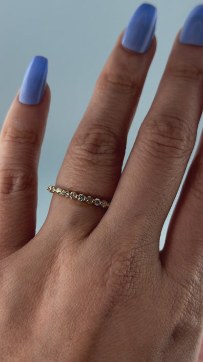 14KT Gold Diamond Band