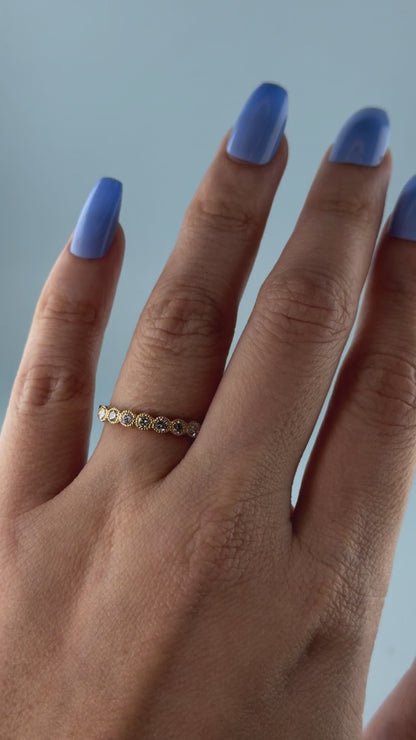 14KT Gold Diamond Band