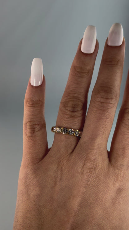 14KT Gold Lab Diamond Band