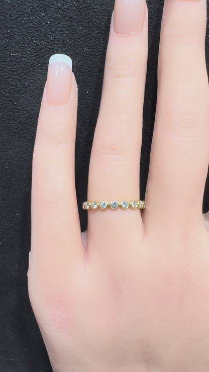 14KT Gold Diamond Band