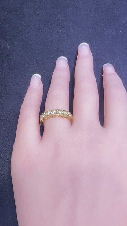 14KT Gold Diamond Band