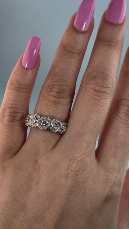 18KT Gold Diamond Band