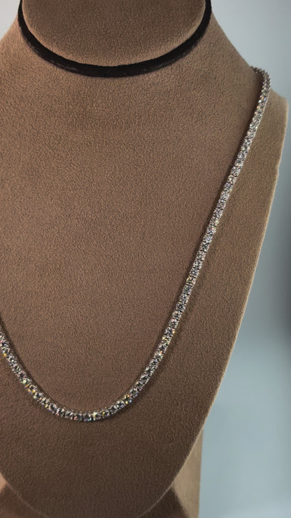 14KT Gold Diamond Tennis Necklace