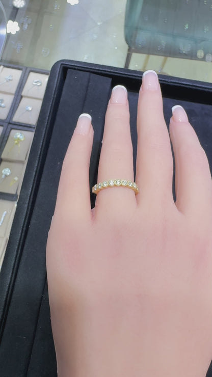 14KT Gold Diamond Band