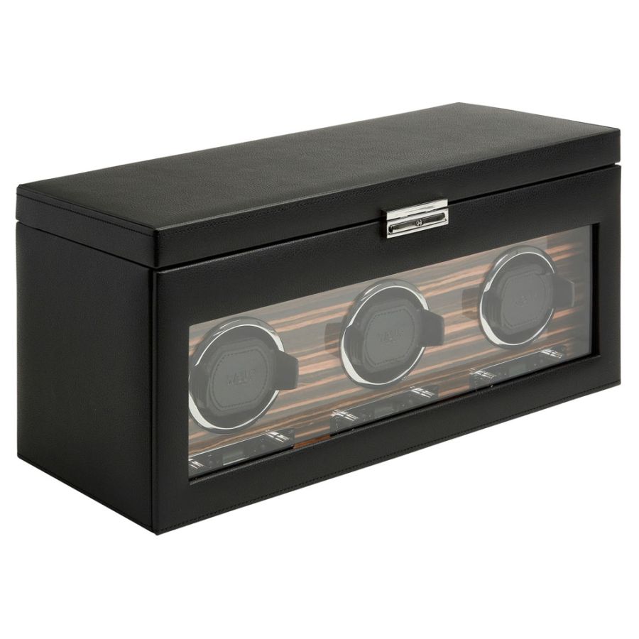 Wolf | Roadster Triple Watch Winder With Storage