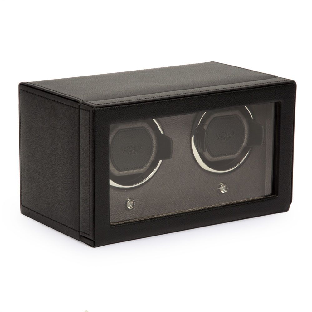 Wolf | Cub Double Watch Winder With Cover