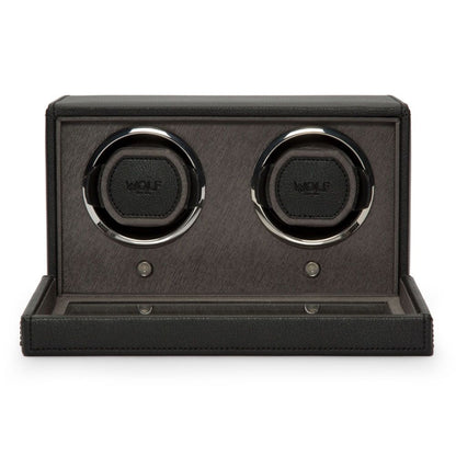 Wolf | Cub Double Watch Winder With Cover