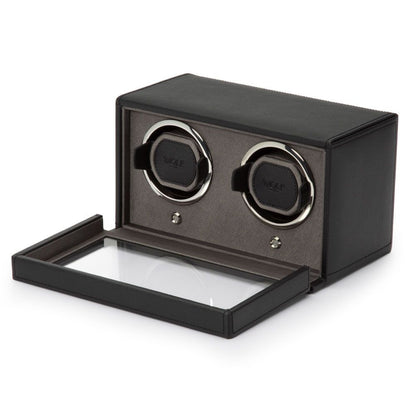 Wolf | Cub Double Watch Winder With Cover