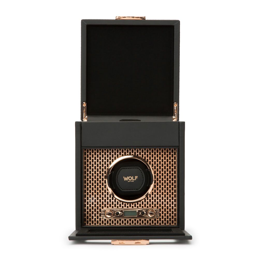 Wolf | Axis Single Watch Winder With Storage