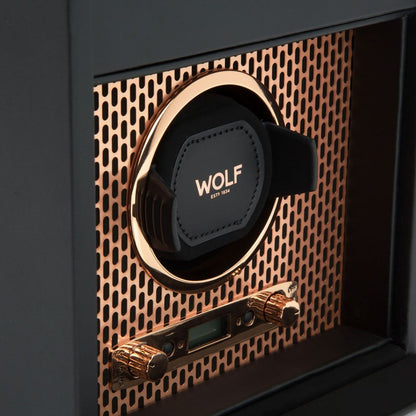 Wolf | Axis Single Watch Winder With Storage