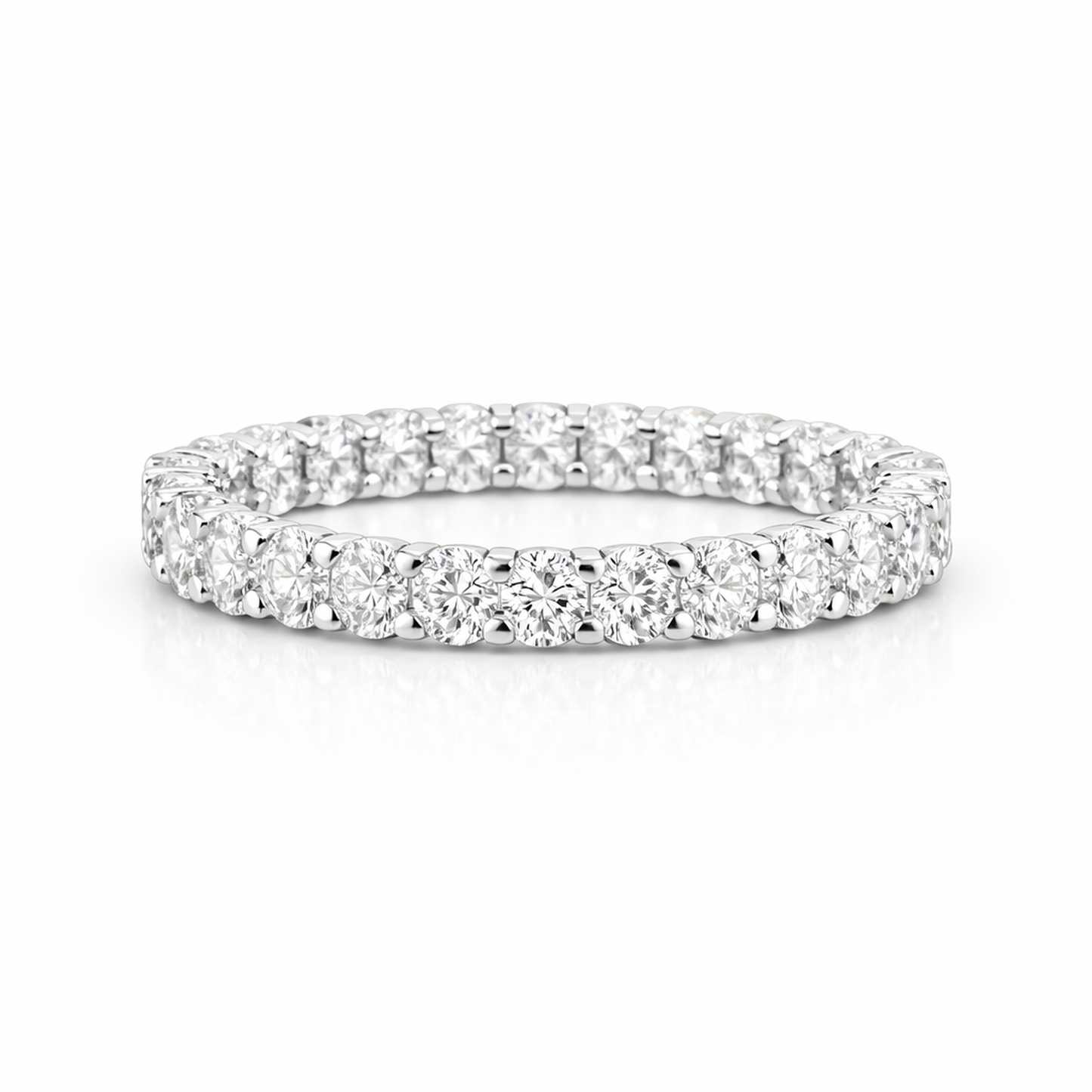 14KT Gold Oval Eternity Ring