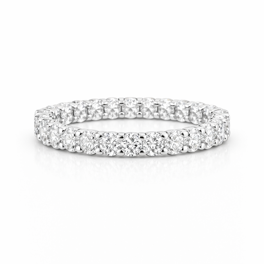 14KT Gold Oval Eternity Ring